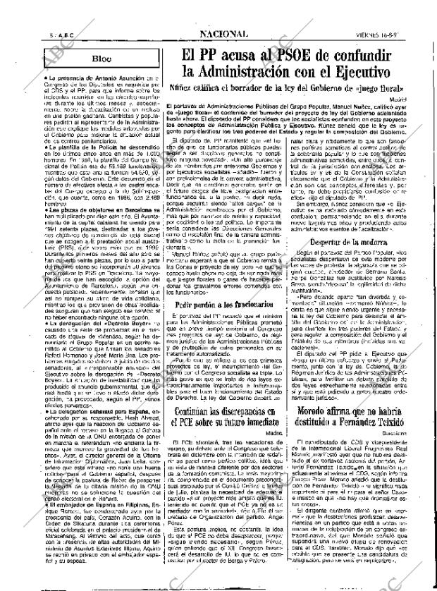 ABC MADRID 16-08-1991 página 18
