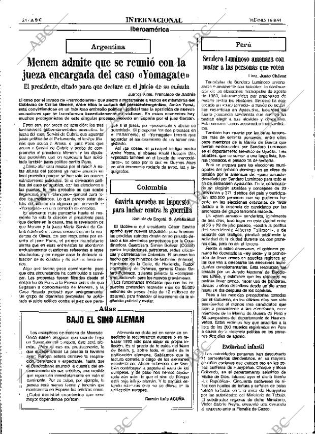 ABC MADRID 16-08-1991 página 24