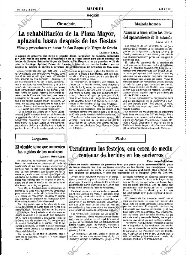 ABC MADRID 16-08-1991 página 29