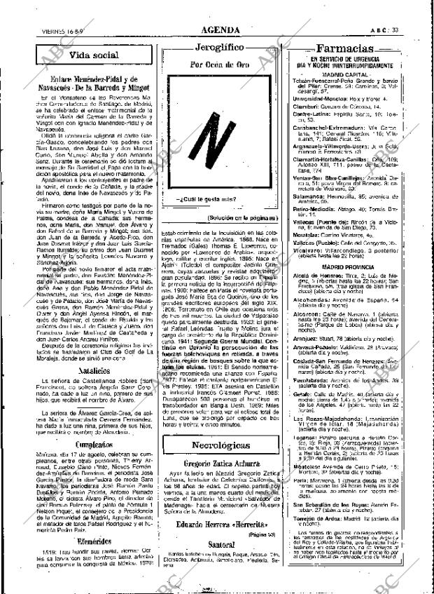 ABC MADRID 16-08-1991 página 33