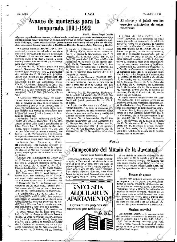 ABC MADRID 16-08-1991 página 56