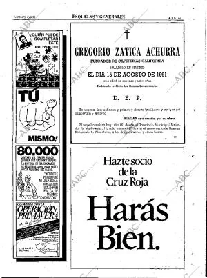 ABC MADRID 16-08-1991 página 67
