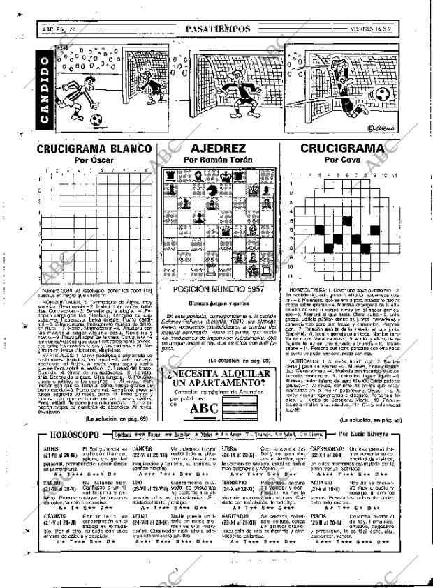 ABC MADRID 16-08-1991 página 74