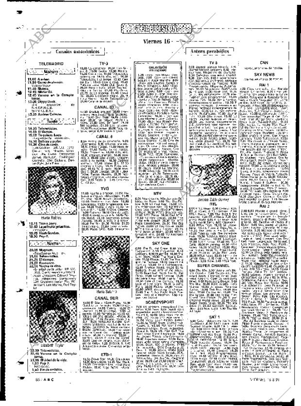 ABC MADRID 16-08-1991 página 86
