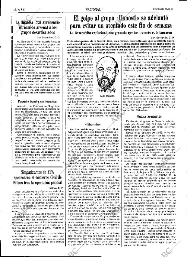 ABC SEVILLA 18-08-1991 página 22