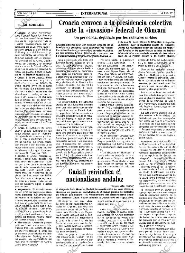 ABC SEVILLA 18-08-1991 página 27
