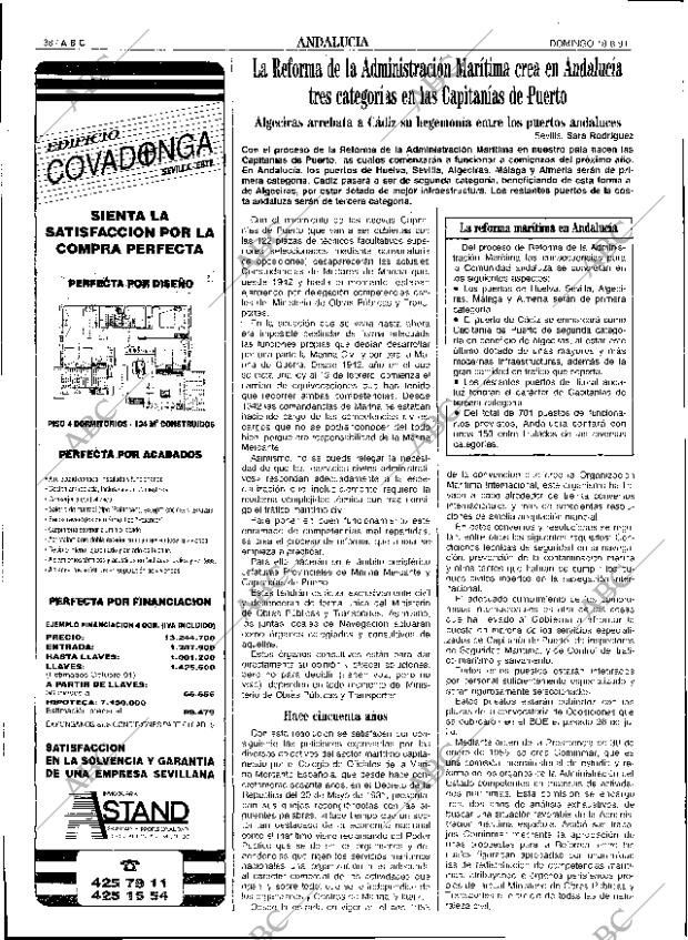 ABC SEVILLA 18-08-1991 página 38