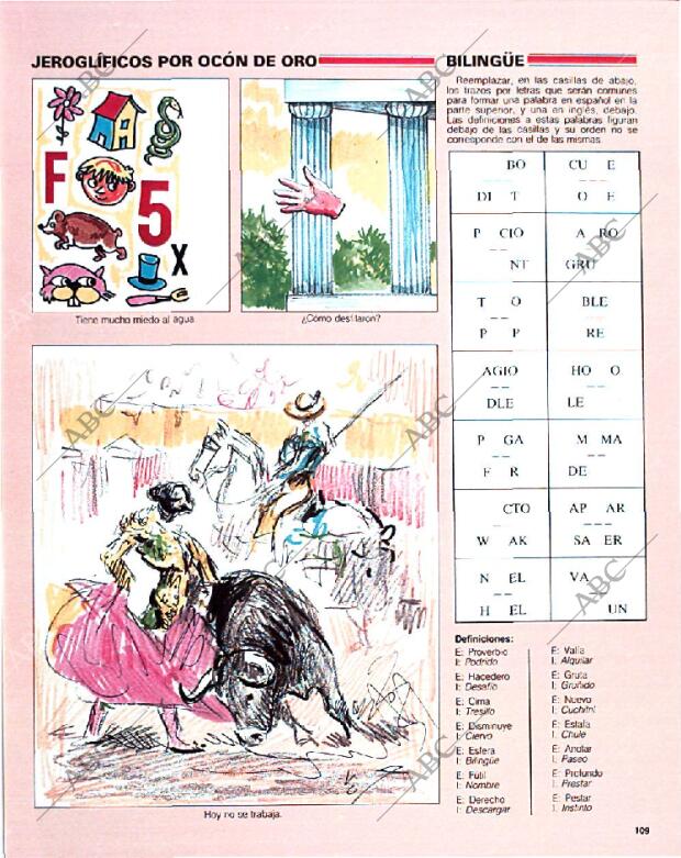 BLANCO Y NEGRO MADRID 18-08-1991 página 109