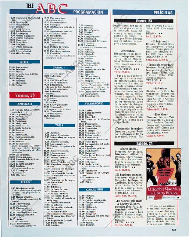 BLANCO Y NEGRO MADRID 18-08-1991 página 123