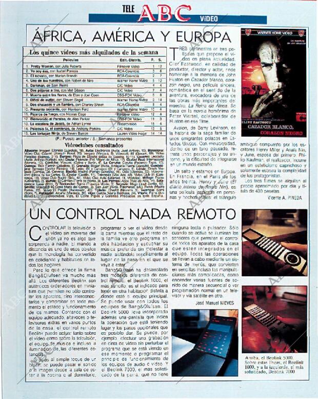 BLANCO Y NEGRO MADRID 18-08-1991 página 129