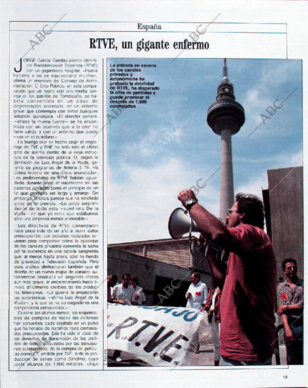 BLANCO Y NEGRO MADRID 18-08-1991 página 19