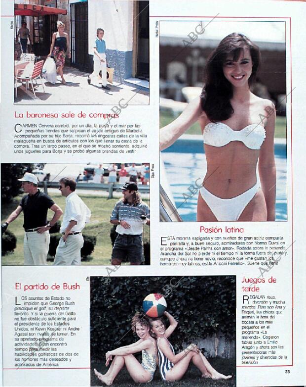 BLANCO Y NEGRO MADRID 18-08-1991 página 35