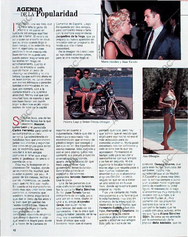 BLANCO Y NEGRO MADRID 18-08-1991 página 42