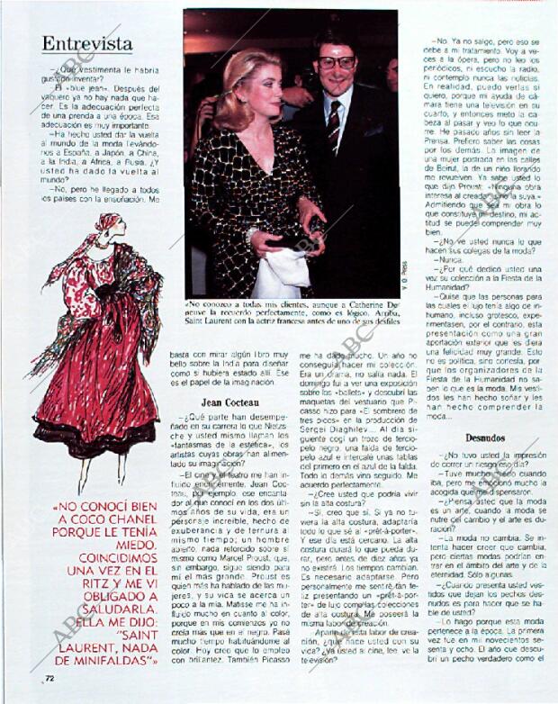 BLANCO Y NEGRO MADRID 18-08-1991 página 72