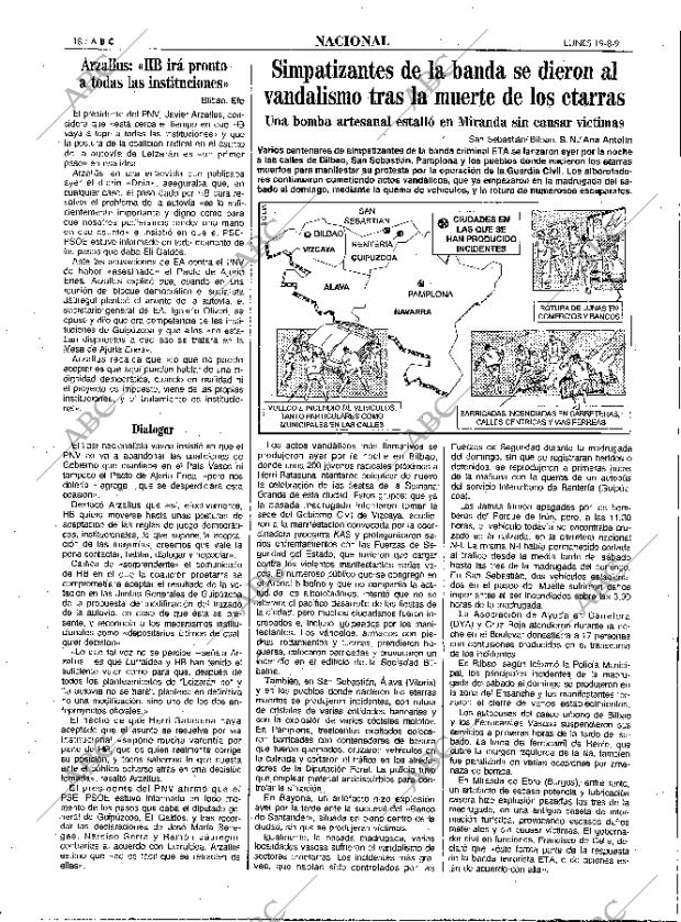 ABC MADRID 19-08-1991 página 18