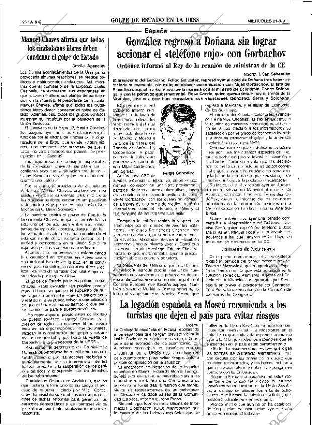 ABC SEVILLA 21-08-1991 página 28