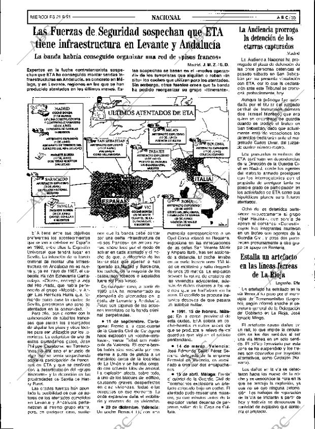 ABC SEVILLA 21-08-1991 página 35
