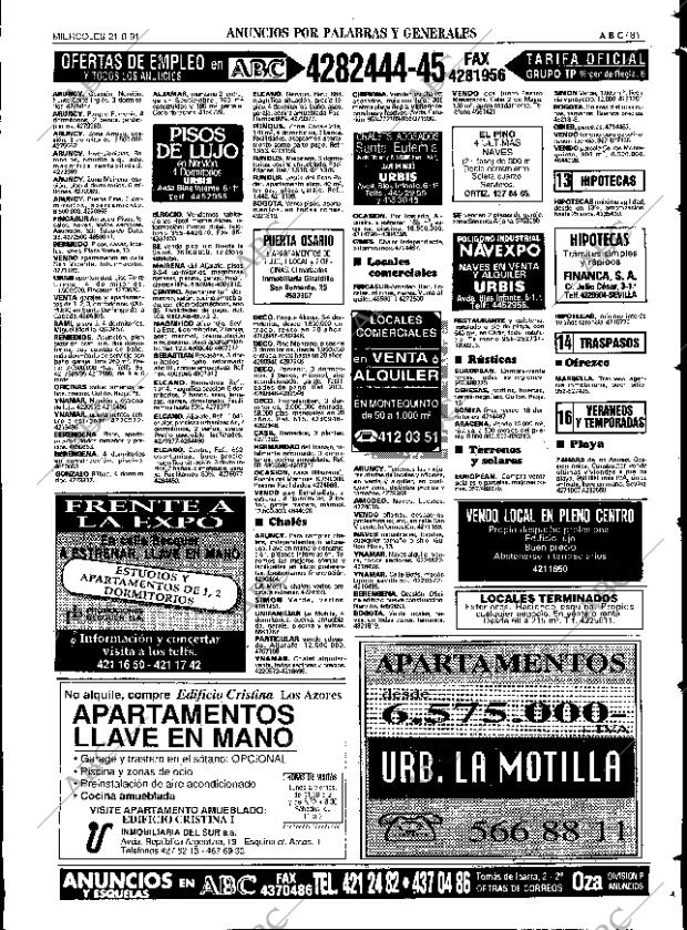 ABC SEVILLA 21-08-1991 página 81