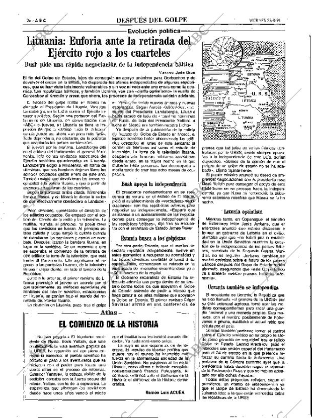 ABC MADRID 23-08-1991 página 26