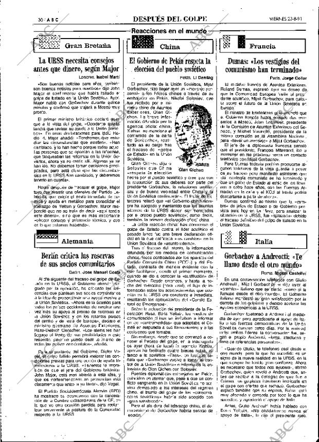 ABC MADRID 23-08-1991 página 30