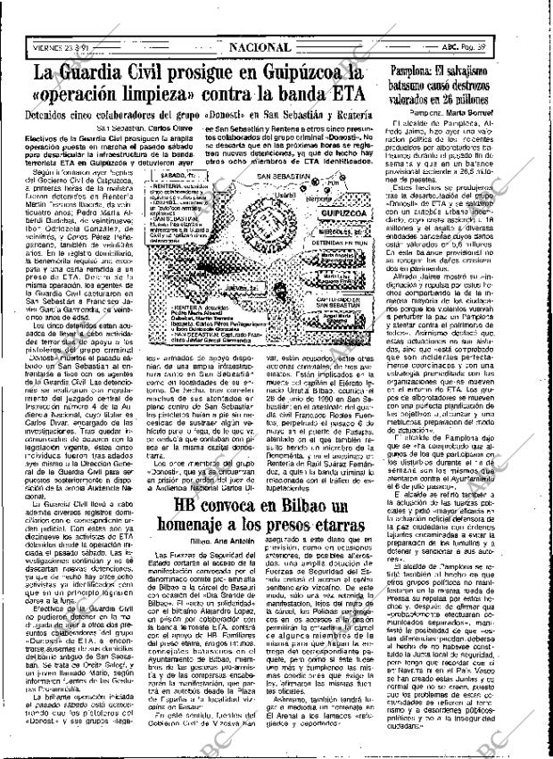 ABC MADRID 23-08-1991 página 39