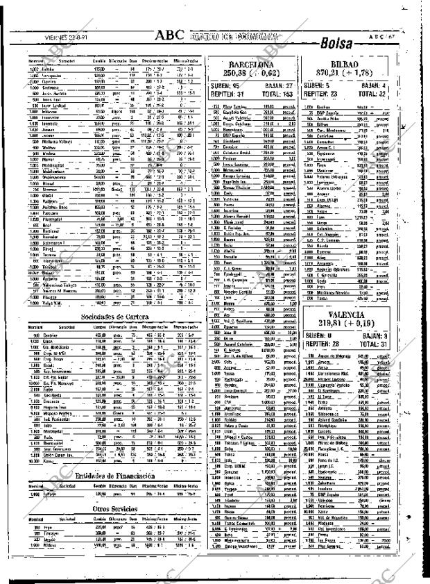 ABC MADRID 23-08-1991 página 67