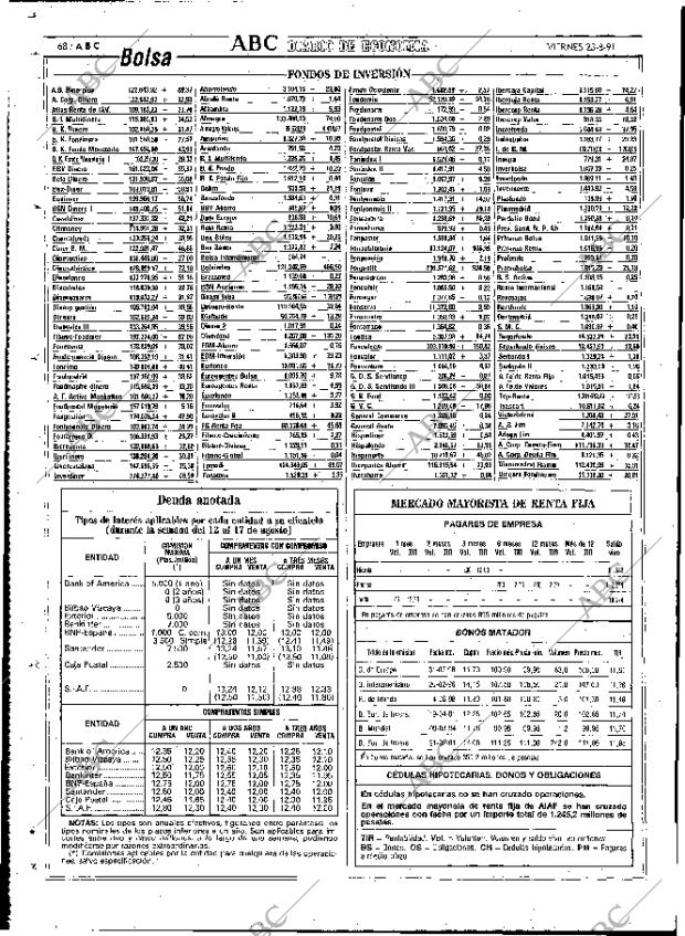 ABC MADRID 23-08-1991 página 68