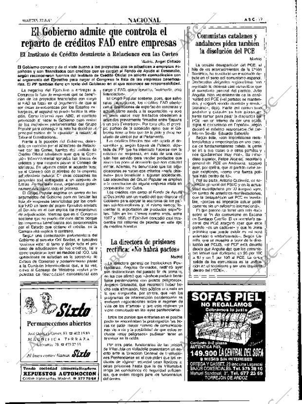 ABC MADRID 27-08-1991 página 19