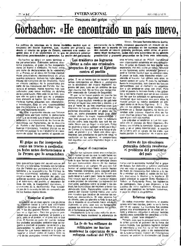 ABC MADRID 27-08-1991 página 22