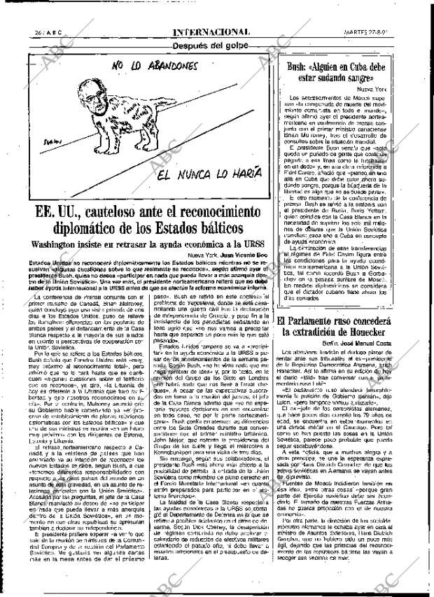 ABC MADRID 27-08-1991 página 26