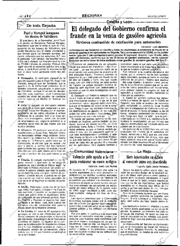 ABC MADRID 27-08-1991 página 42