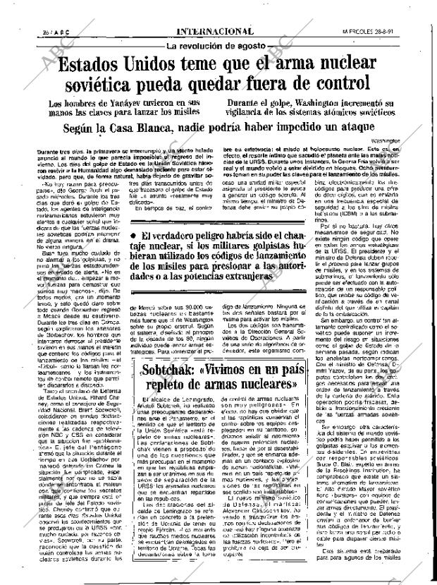 ABC MADRID 28-08-1991 página 26