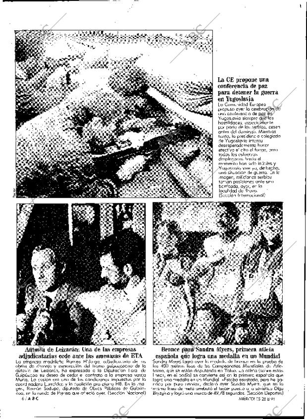 ABC MADRID 28-08-1991 página 6