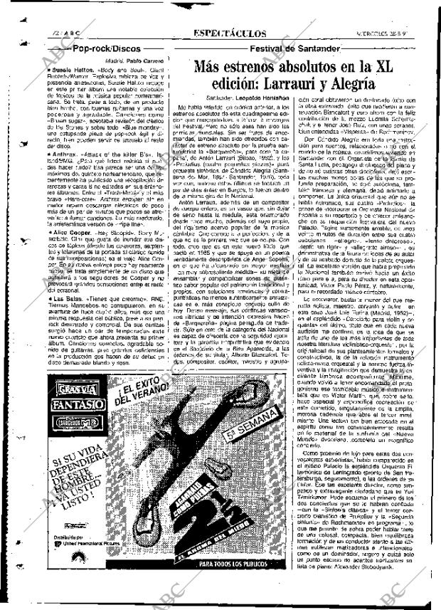 ABC MADRID 28-08-1991 página 72