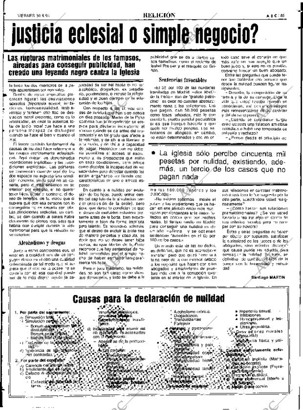 ABC SEVILLA 30-08-1991 página 45