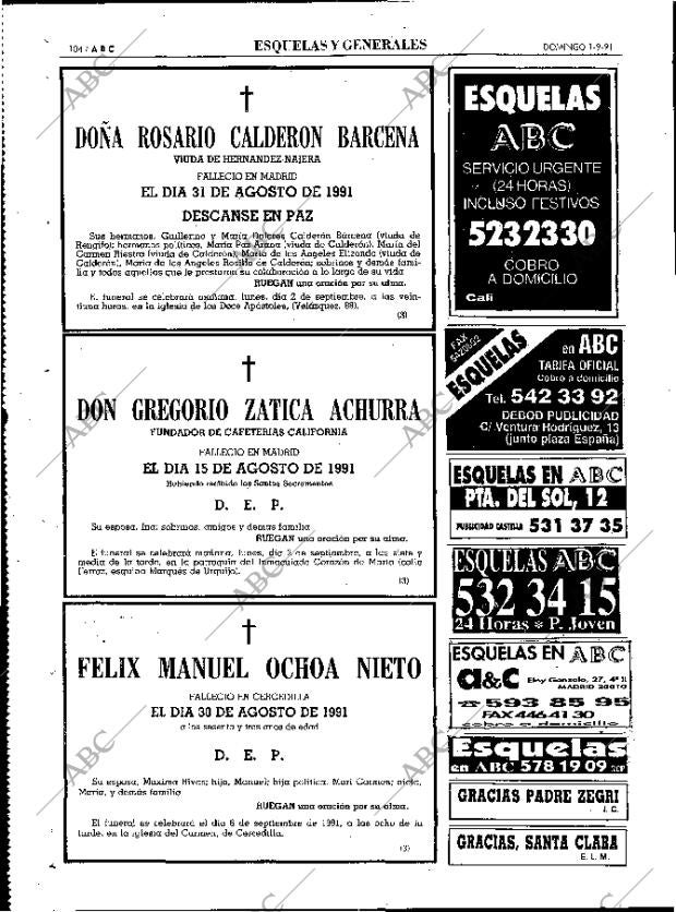 ABC MADRID 01-09-1991 página 104