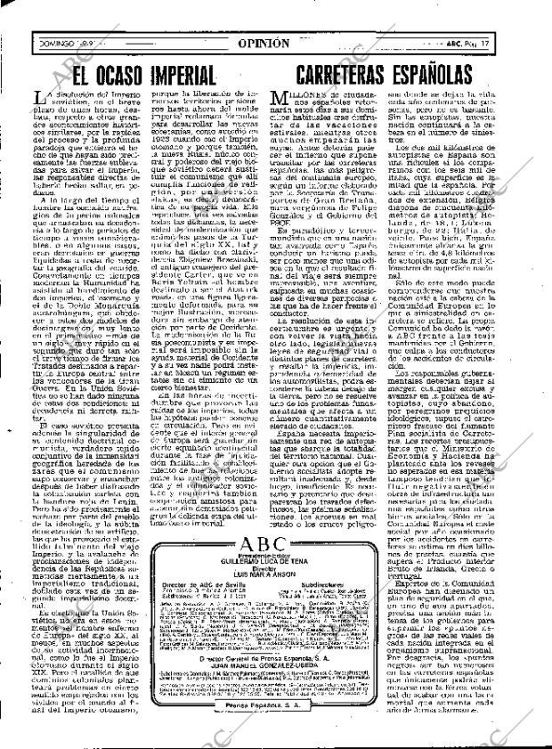 ABC MADRID 01-09-1991 página 17