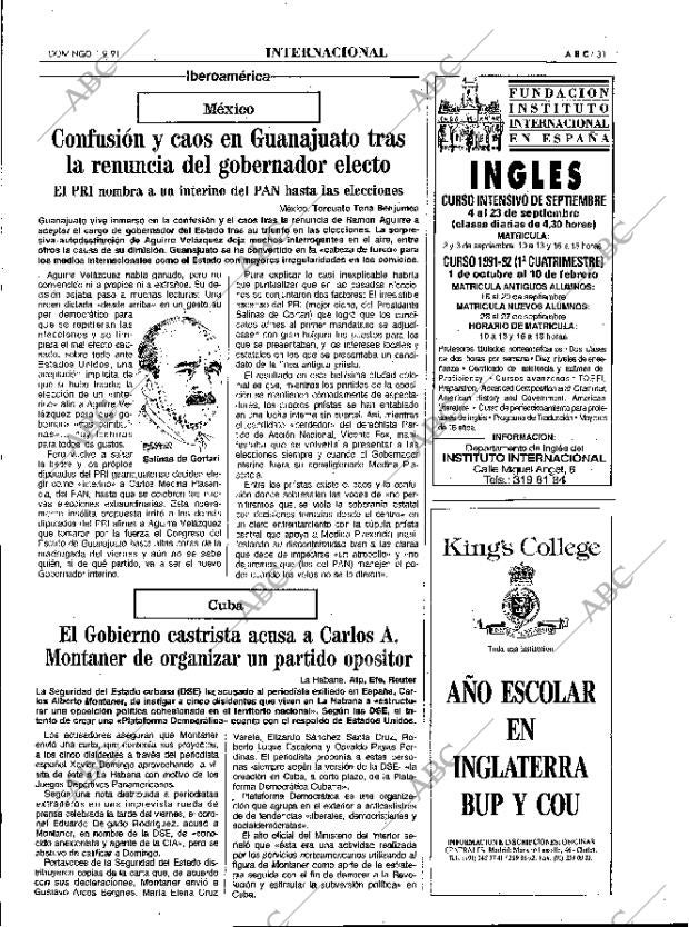 ABC MADRID 01-09-1991 página 31