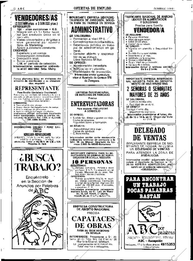 ABC SEVILLA 01-09-1991 página 72