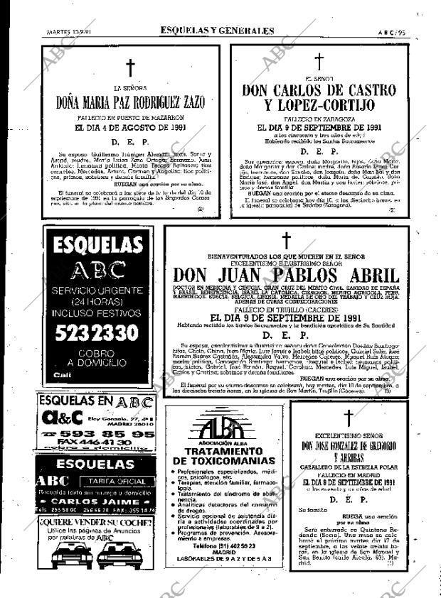 ABC MADRID 10-09-1991 página 95