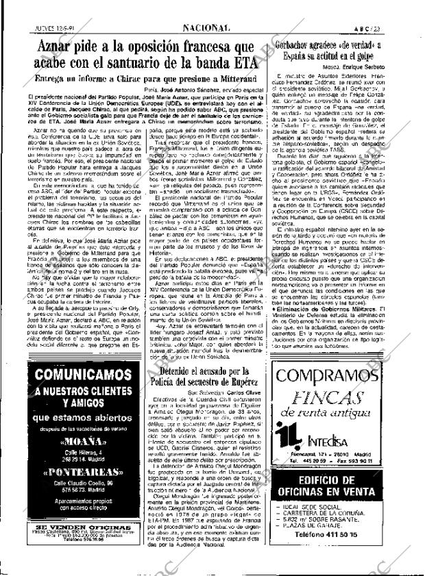 ABC MADRID 12-09-1991 página 23