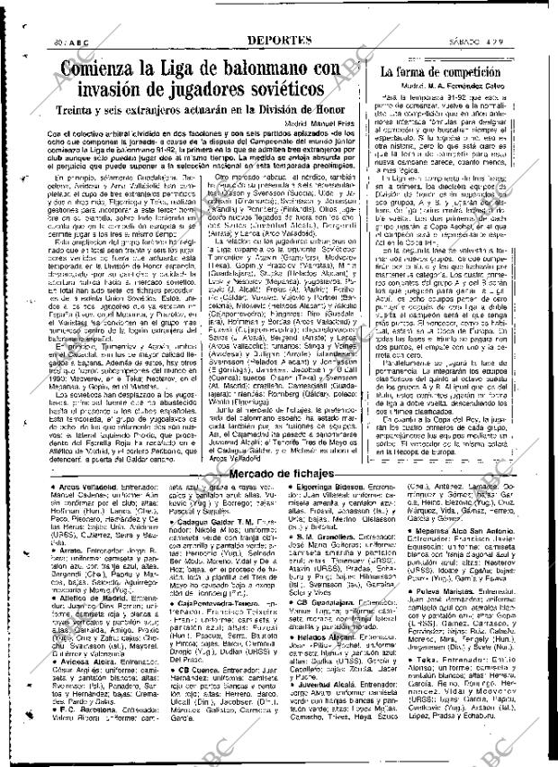 ABC MADRID 14-09-1991 página 80