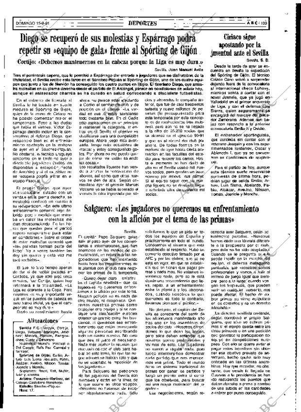 ABC SEVILLA 15-09-1991 página 103