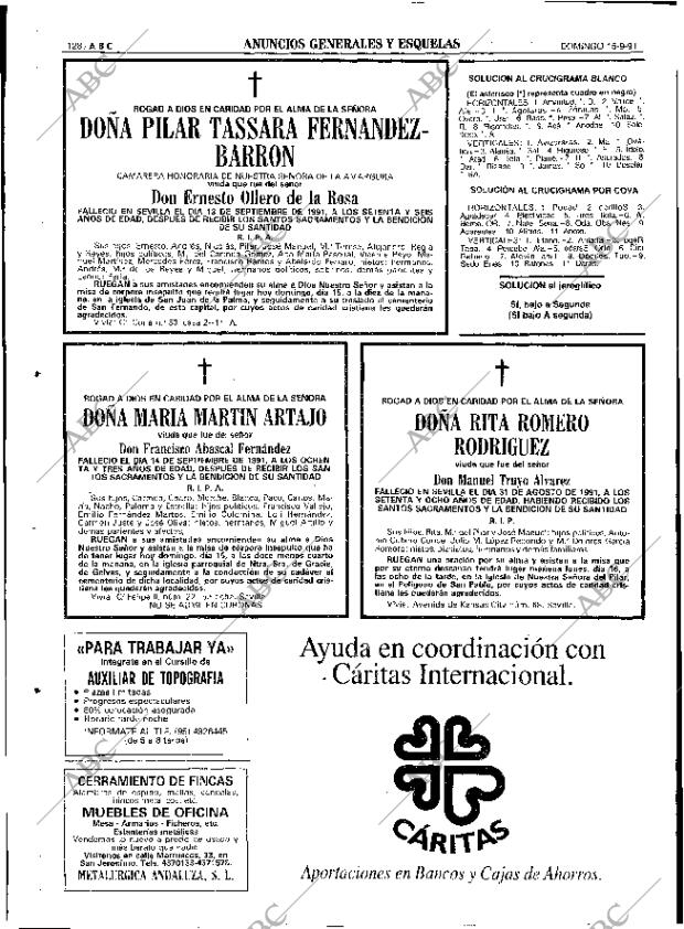 ABC SEVILLA 15-09-1991 página 128