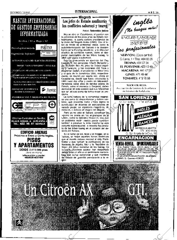 ABC SEVILLA 15-09-1991 página 35