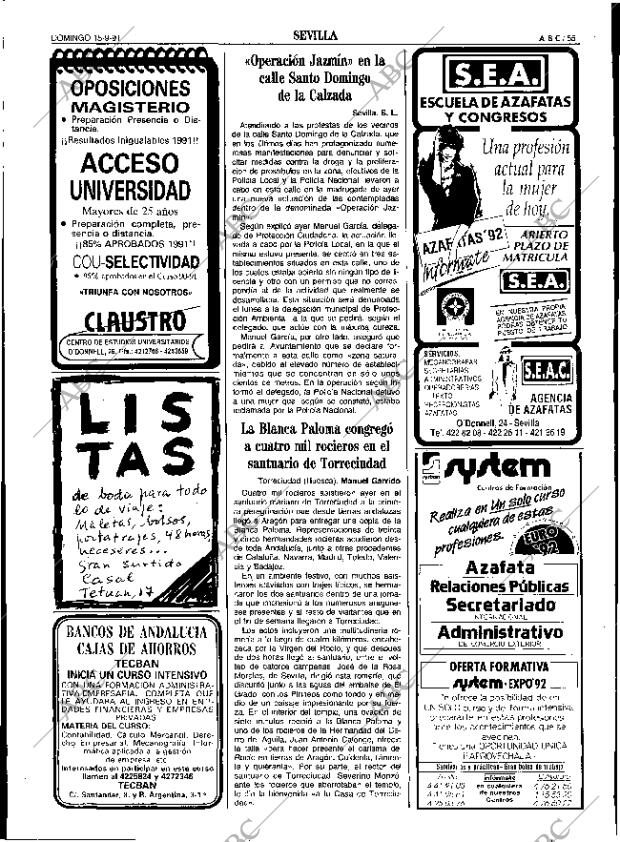 ABC SEVILLA 15-09-1991 página 55