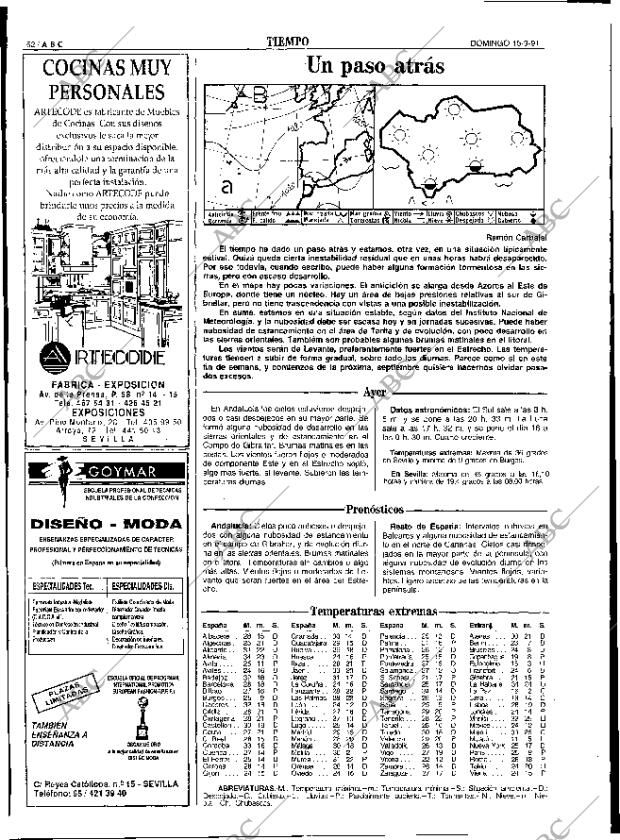 ABC SEVILLA 15-09-1991 página 62