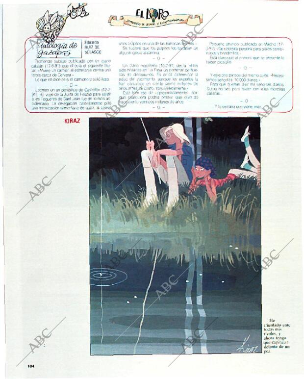 BLANCO Y NEGRO MADRID 15-09-1991 página 104