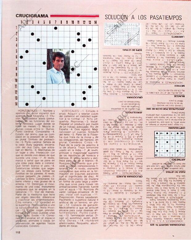 BLANCO Y NEGRO MADRID 15-09-1991 página 112