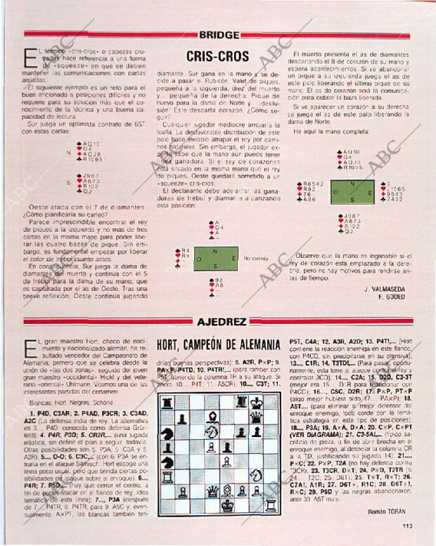 BLANCO Y NEGRO MADRID 15-09-1991 página 113